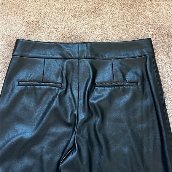 NWOT Alice + Olivia Black Faux Wide-Leg Pants - Picture 7 of 8